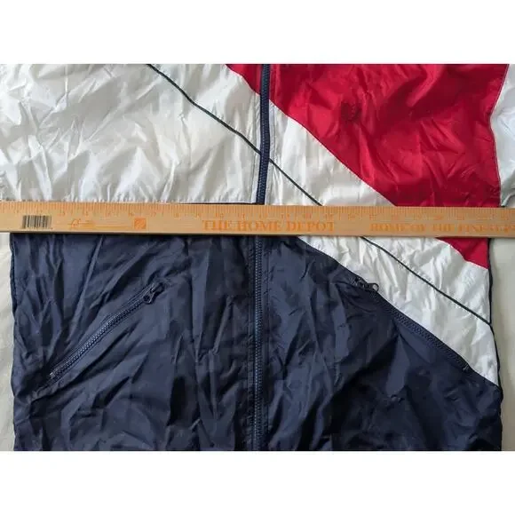 Vtg 90s Fred Perry Colorblock Track Jacket - Navy Red White - Men's M - Unisex